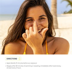 Raw Elements mineral sunscreen with non nano zinc oxide detail.
