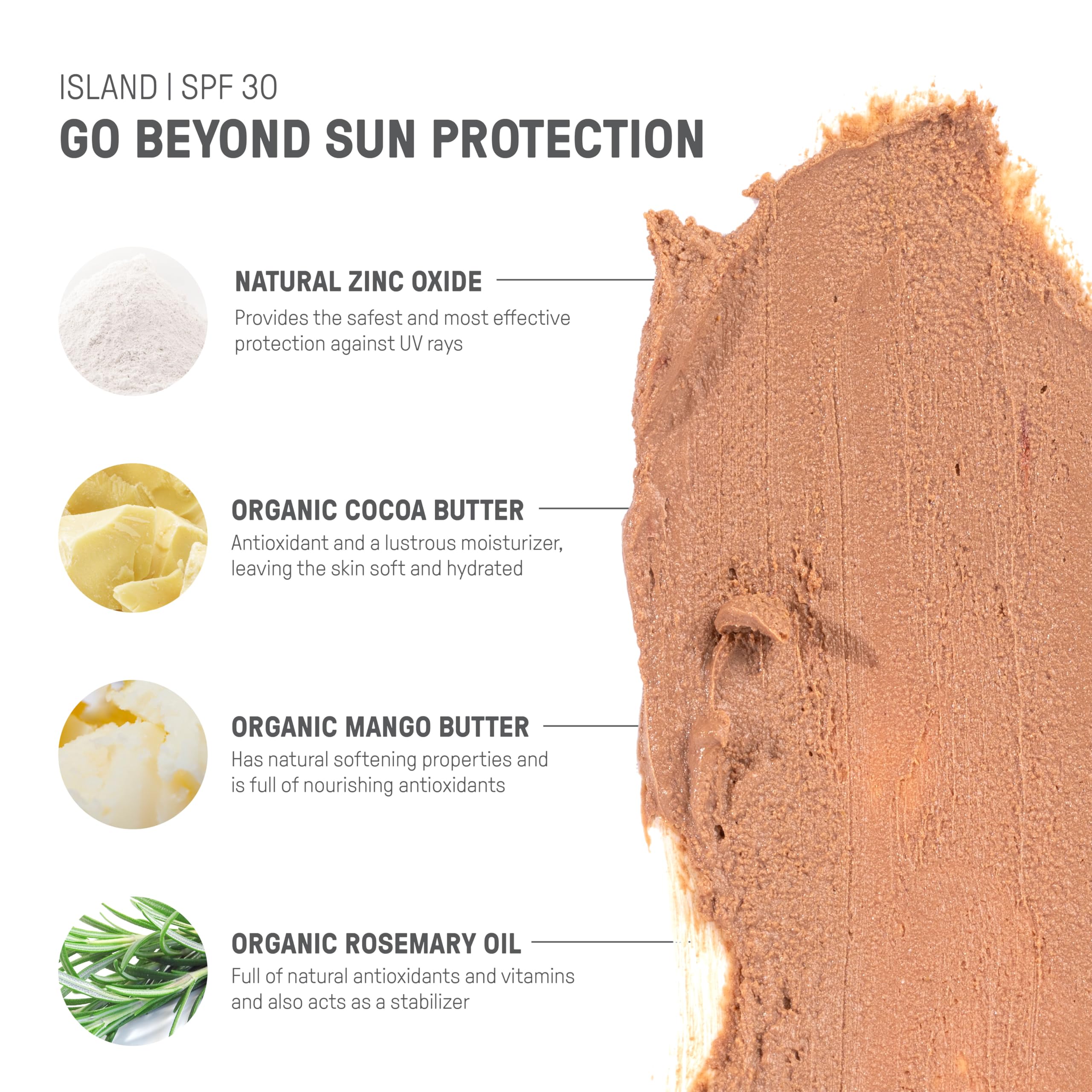 Raw Elements reef friendly packaging emphasizes eco conscious sunscreen.