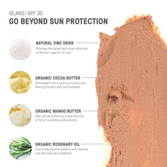 Raw Elements reef friendly packaging emphasizes eco conscious sunscreen.