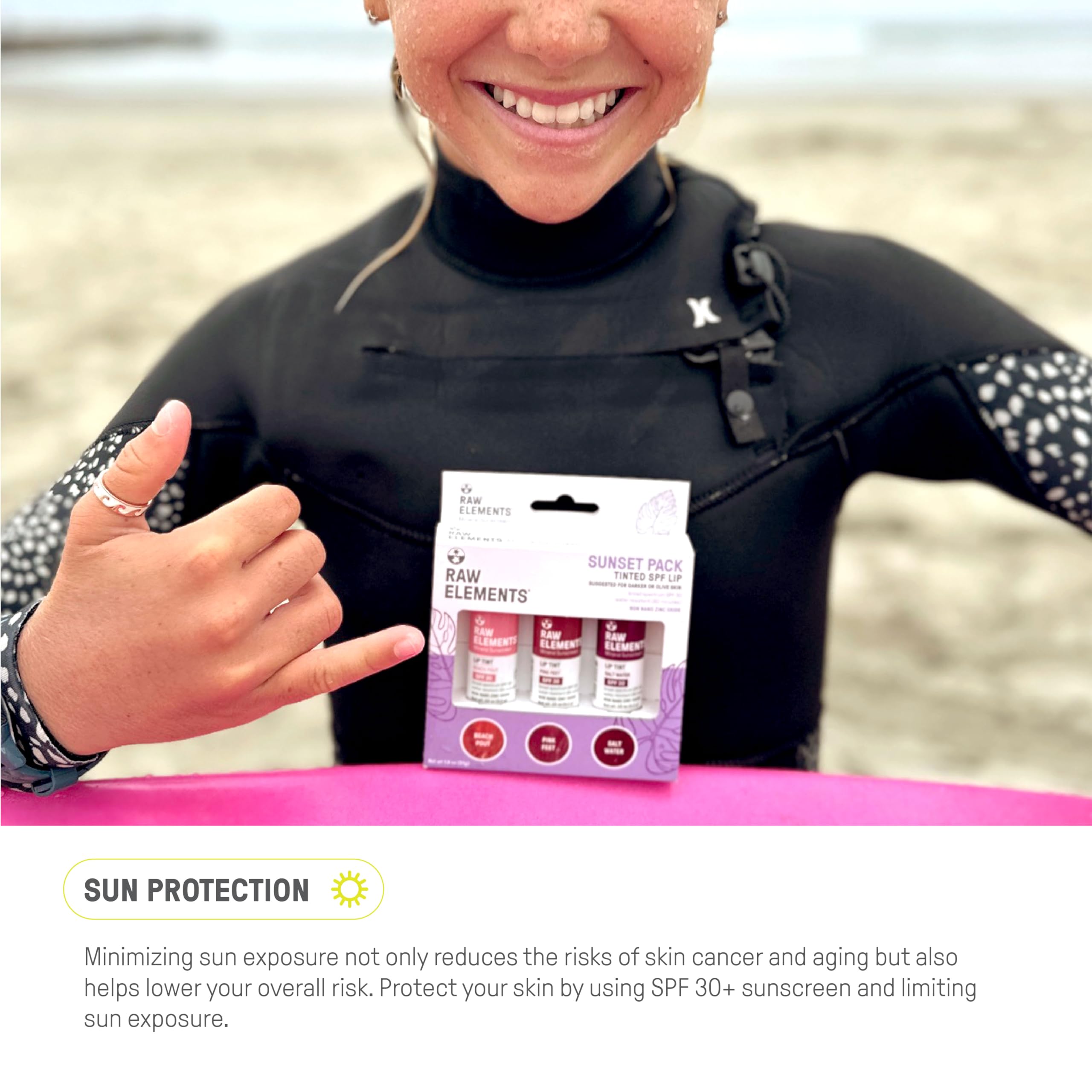 Raw Elements biodegradable packaging supports eco-friendly beauty routines.