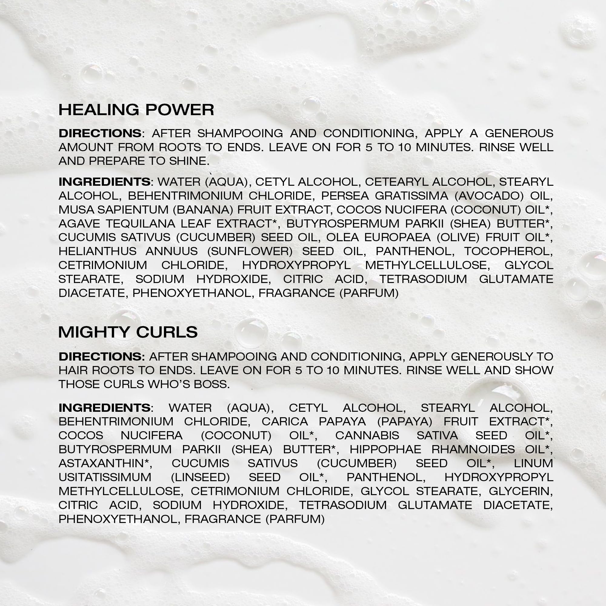 Raw Sugar duo ready for a refreshing wash day ritual.