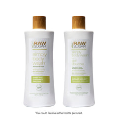 RAW SUGAR Green Tea Aloe Soother scent notes green tea and cucumber.