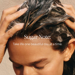 Raw Sugar minimal packaging with vegan label and product info.