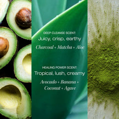 Raw Sugar Moisture Smoothie Mask tub with avocado and banana for deep hydration.