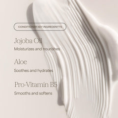 Raw Sugar Shampoo lather demonstrates cleansing action for buildup removal.