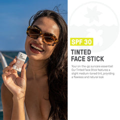 Raw Elements mineral sunscreen close-up showing non-nano zinc oxide protection.