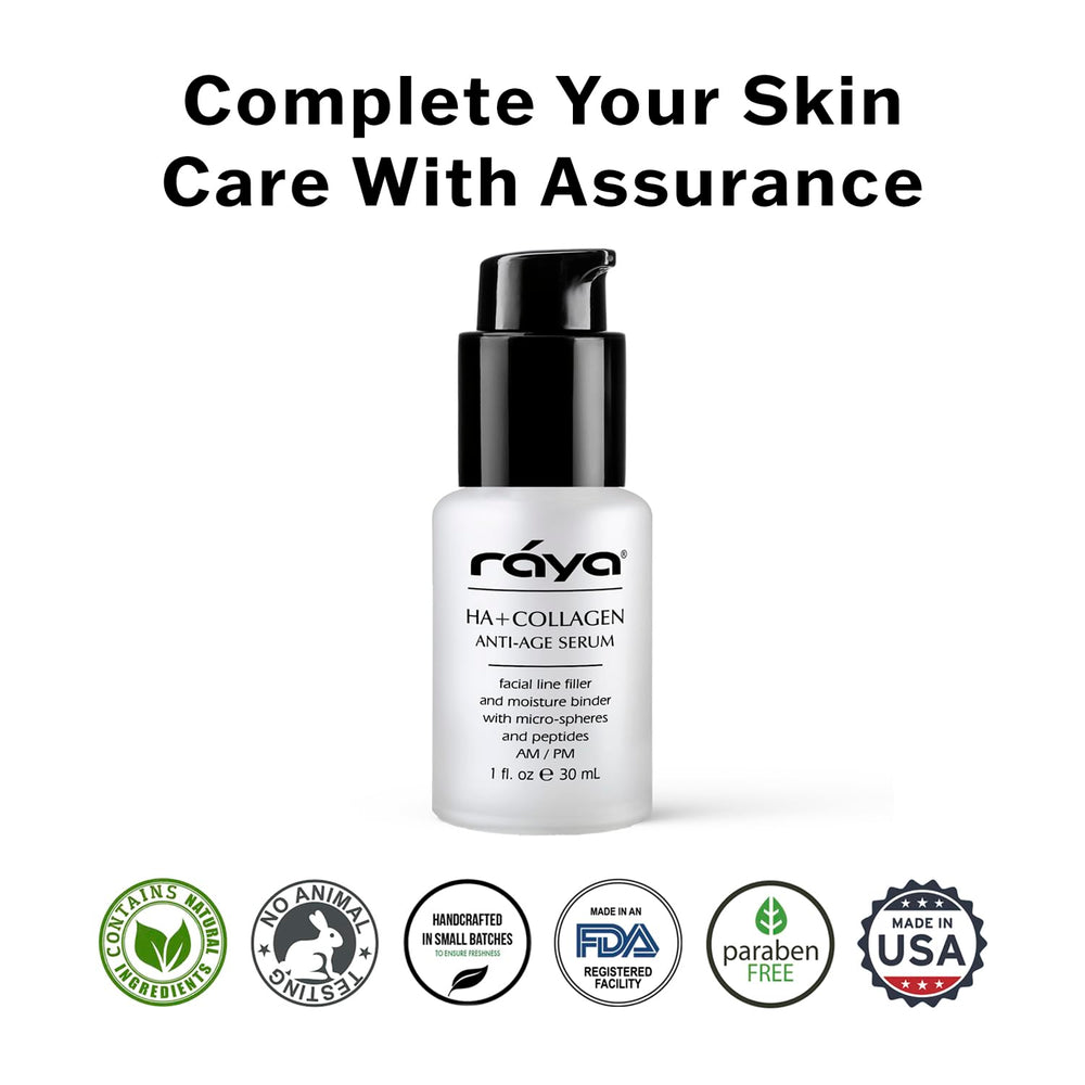 Raya serum in hand highlights quick absorption and non-greasy finish