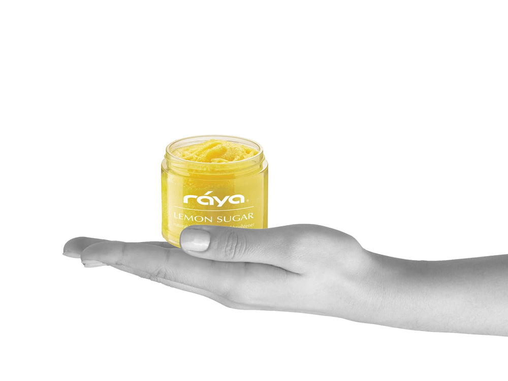 Raya Lemon Sugar Facial Scrub suitable for all non-sensitive skin types.