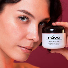 Raya Mint Masque USA-made label indicating domestic production
