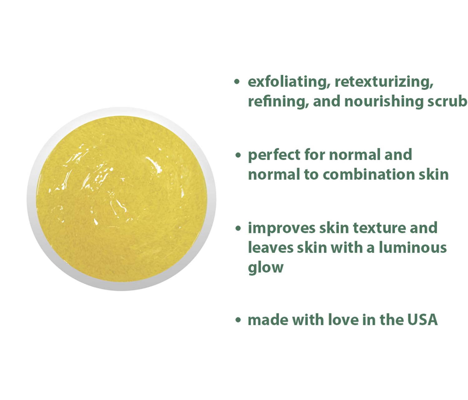 Raya Pineapple Enzyme Scrub featuring pineapple enzymes for exfoliation action