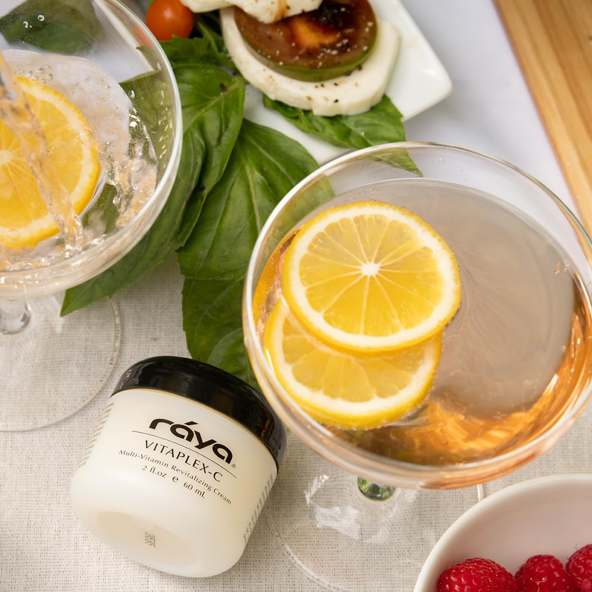 Raya Vitaplex-C Cream in-use daytime routine before makeup
