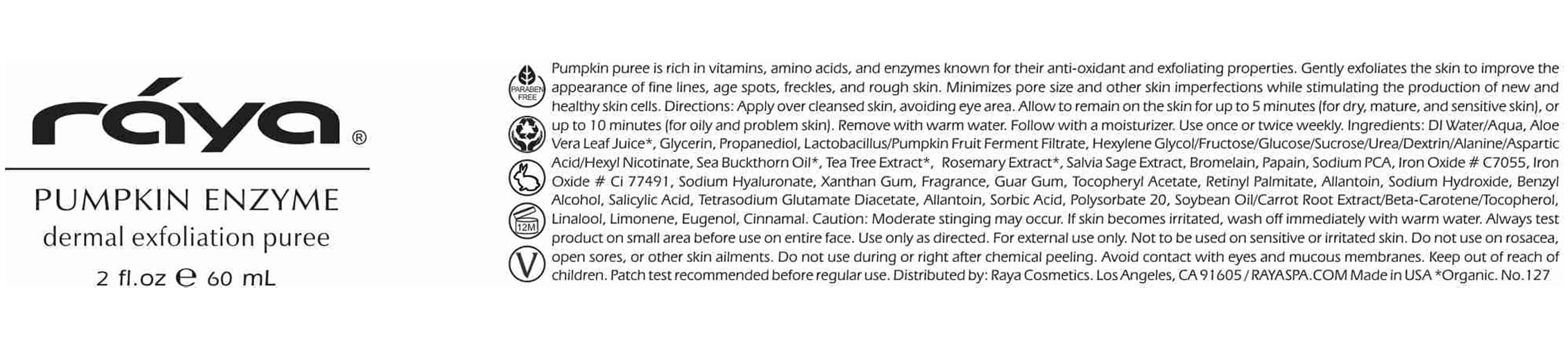 Raya Pumpkin Enzyme Facial Puree targets age spots and freckles for a more even tone.