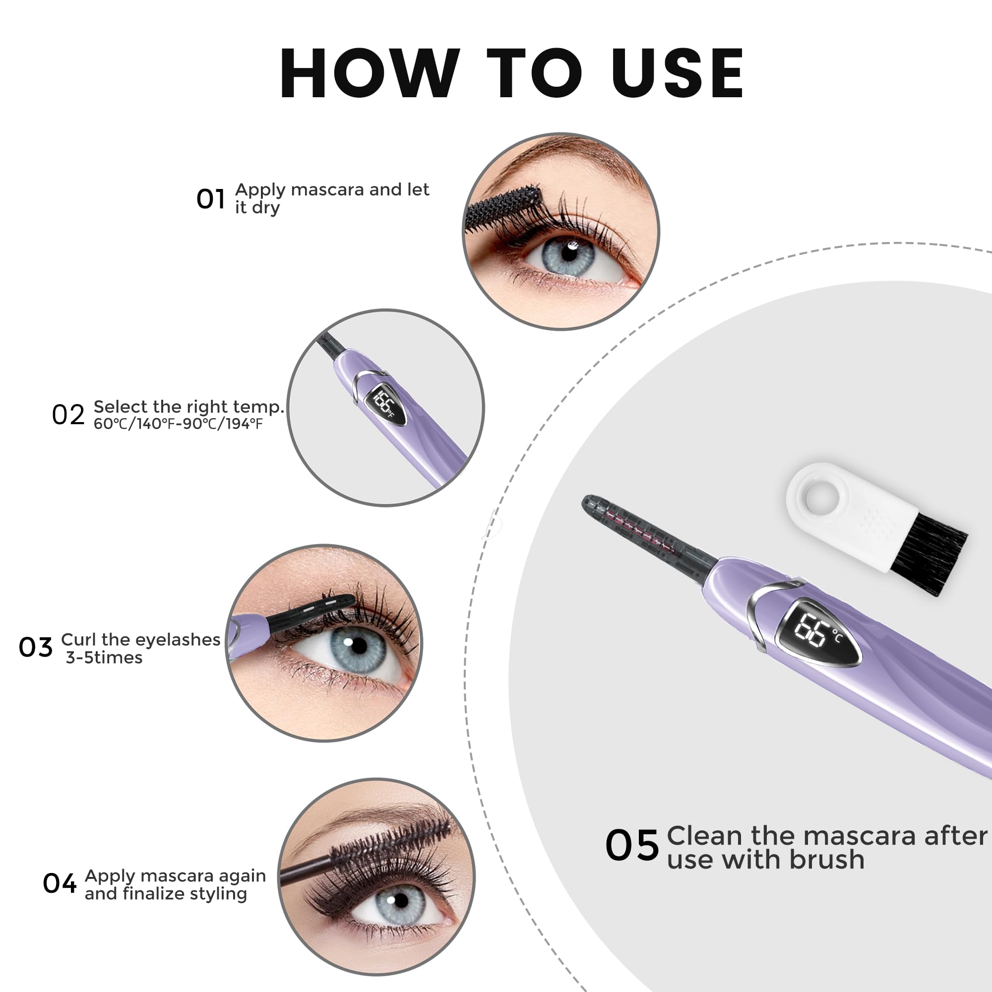 Raysino S600 fast-heat 8s delivers instant curl initiation