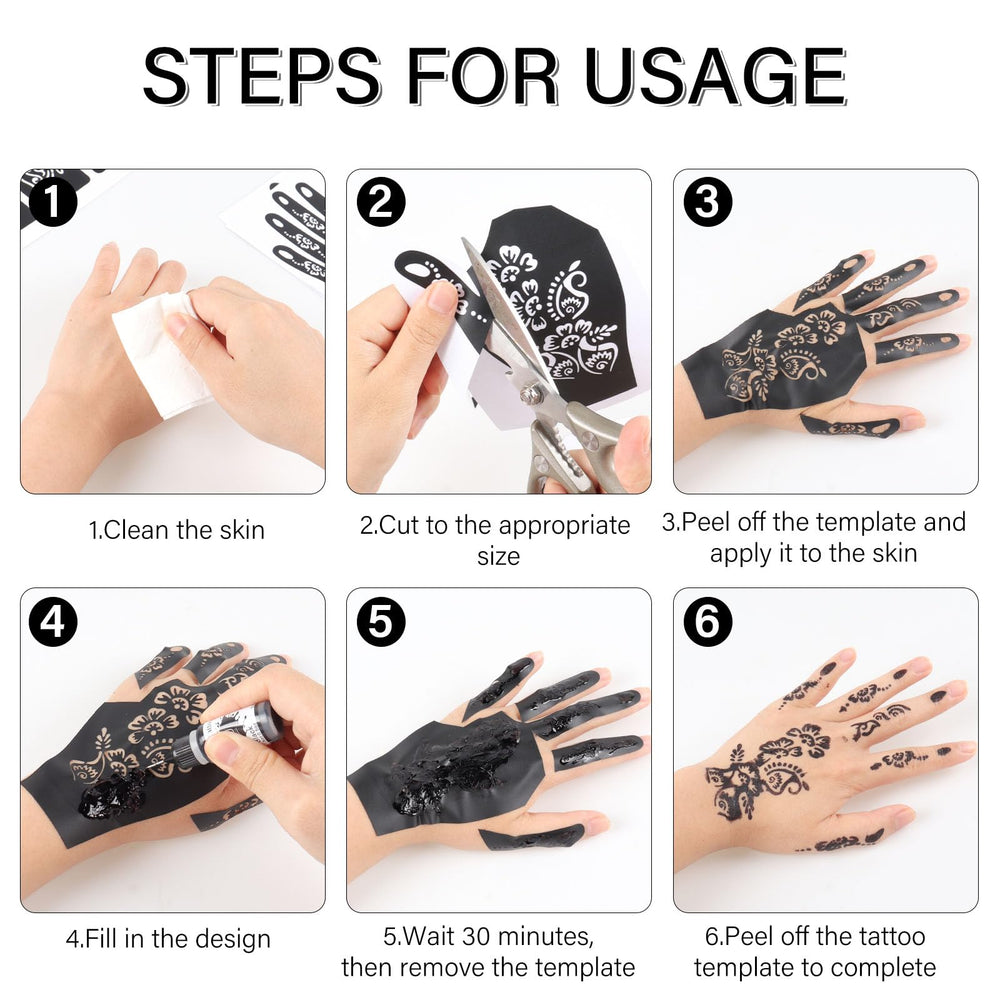 RAZET easy-application stencils for quick tattoo designs