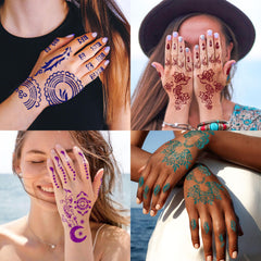 RAZET festival and party stencils ideal for glitter tattoos and crafts