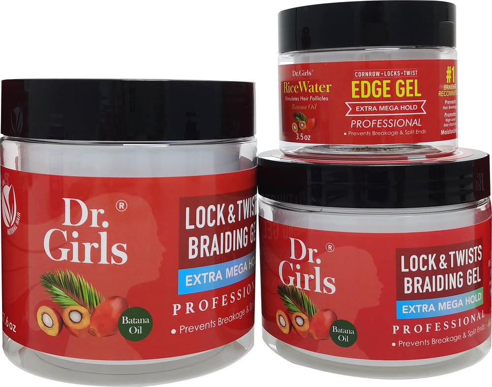 R&B Collection Dr. Girls Edge Gel with Batana Oil infusion for healthy edges