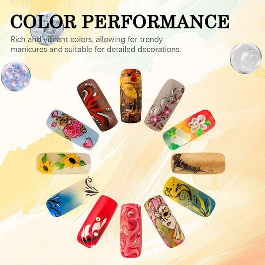 RBQSIPRX 0.5mm fine-tip nail art marker for detailed work and clean edges