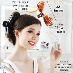RC ROCHE six-pack hair clips arranged for daily styling versatility.
