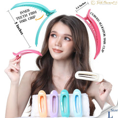 RC ROCHE ORNAMENT flat claw clip pastel mint grips securely for neat styling