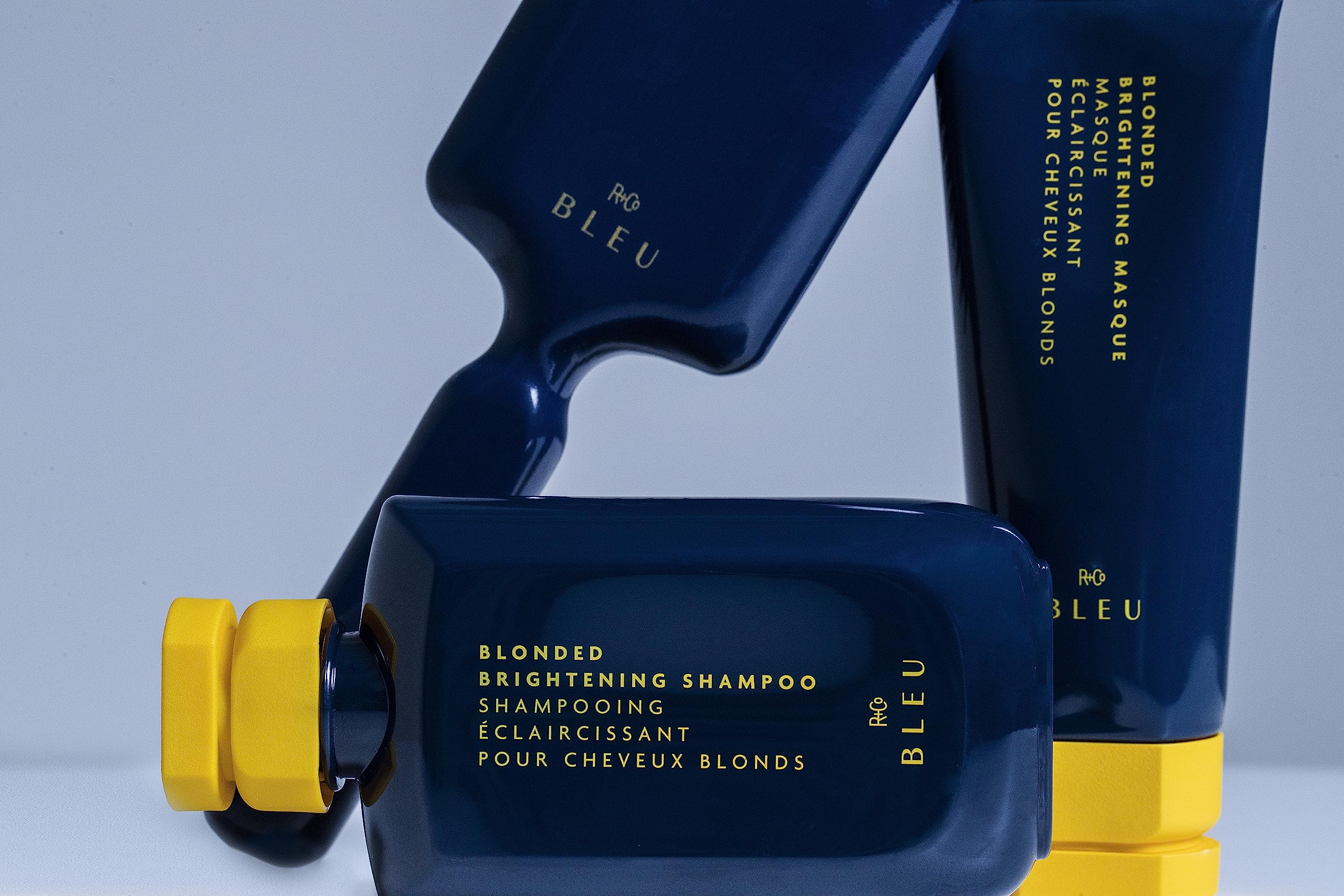 R+Co BLEU Blonded Brightening Masque vitamins B and E nourishment