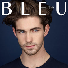 R+Co BLEU pomade bottle back with product details and design cues.