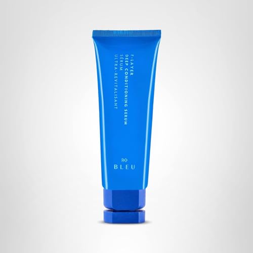 R+Co BLEU F-Layer in-use on hair, ready for styling prep.