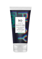 R+Co Cassette Curl Defining Masque front label highlighting vegan, cruelty-free formula for curls