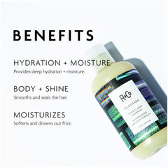 R+Co Television Perfect Hair Shampoo foamy lather cleanses while boosting shine.