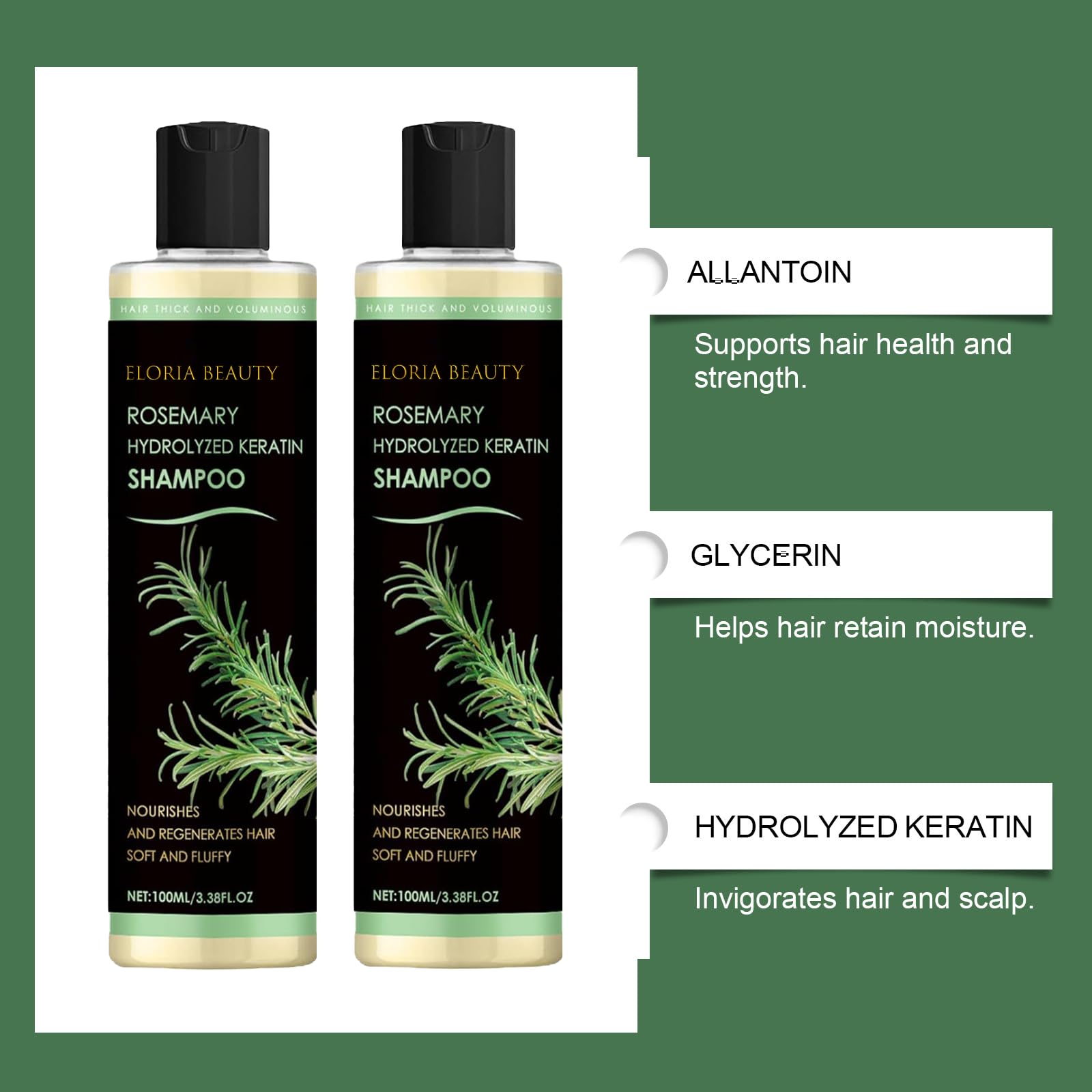 RCSCBC Eloria hydrolyzed-keratin focus deeply nourishes and smooths hair fibers
