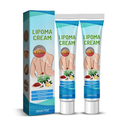 RCSCBC Lipoma Cream bottle, 2-pack, provides daily moisture for sensitive skin.