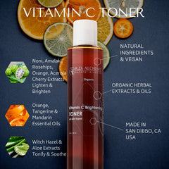 RD Alchemy Vitamin C Toner packaging - ingredients derived for all skin types