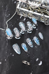 Rdntbeu glitter bling design nails for elegant party-ready style.