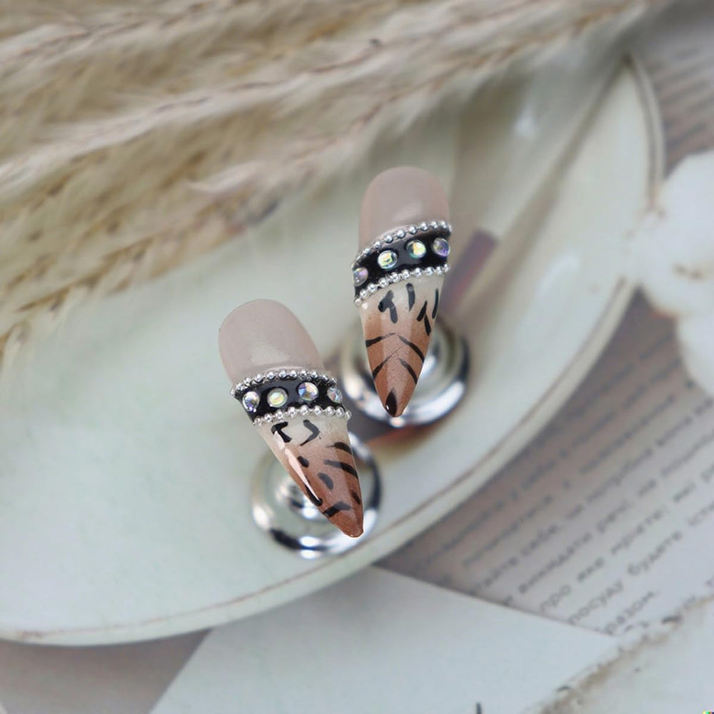 Rdntbeu medium stiletto nails designed for comfortable wear