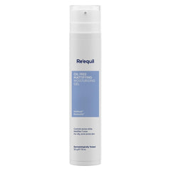 RE' EQUIL Oil Free Mattifying Moisturiser front view highlighting oil control potential