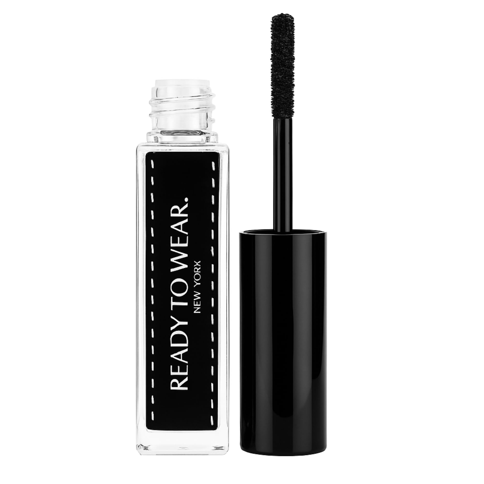 Ready To Wear Lash Extension bottle closeup showing dry fibers for length