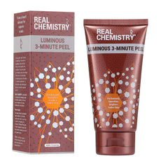 Real Chemistry Luminous 3-Minute Peel bottle ready to reveal smoother skin