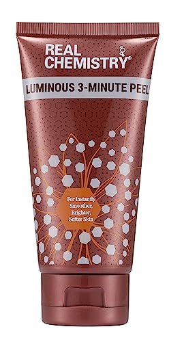 Real Chemistry Luminous 3-Minute Peel texture closeup showing gentle exfoliation gel
