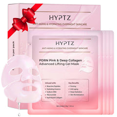 Realori Salmon DNA PDRN mask close-up showing hydrating gel texture for radiant skin.