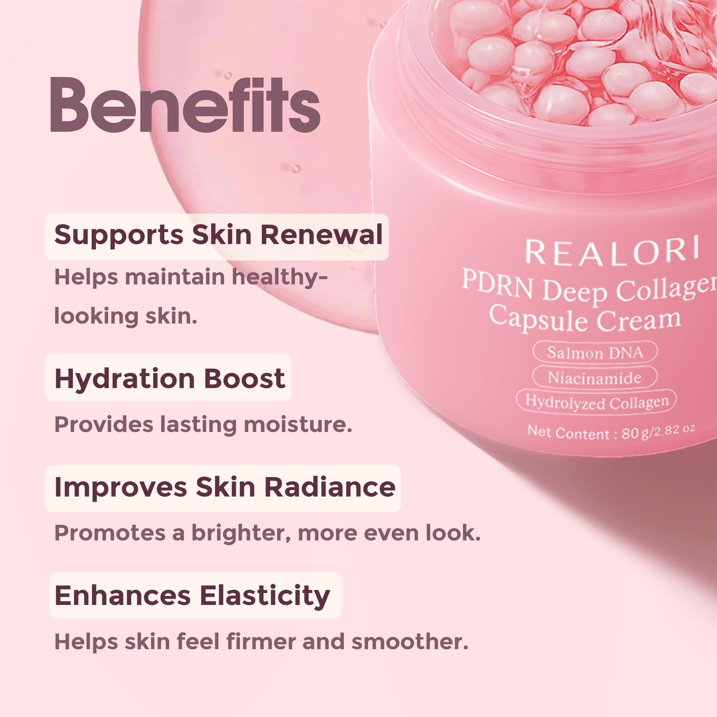 Realori Vitamin C Boba Capsule Melt swirls into skin for brighter complexion.