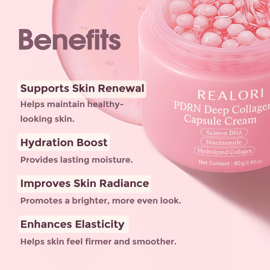 Realori Vitamin C Boba Capsule Melt swirls into skin for brighter complexion.
