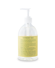 Rebel Green soap lather forming for cleansing hands.