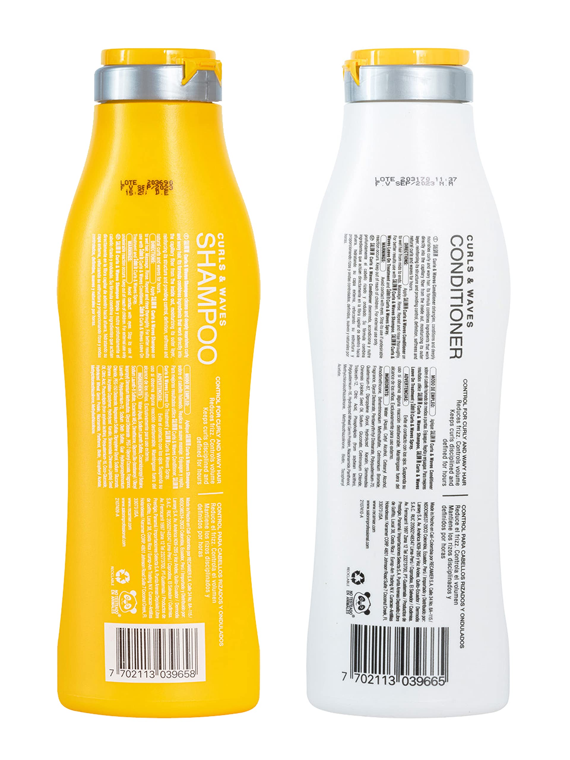 RECAMIER anti-frizz shine shot demonstrating smooth, manageable hair