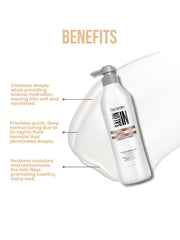 Hydra Repair conditioner pump demonstrates easy detangling and smooth application.