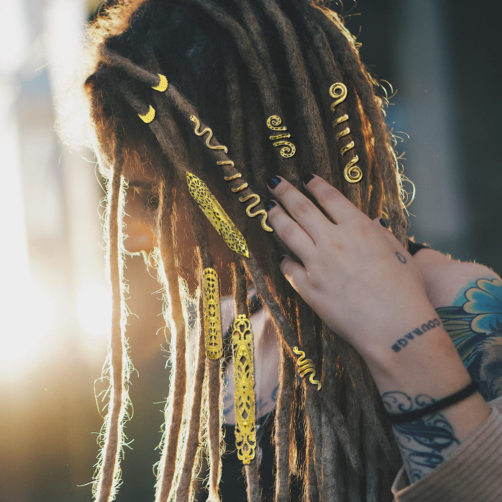 RechicGu Viking braid jewelry long snake style adds dramatic flair.