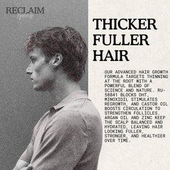 Reclaim Gang serum dropper closeup for precise scalp application.