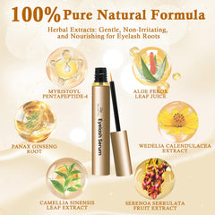 Recuren Plus eyelash serum brush enables targeted base application.