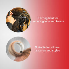 Red by Kiss curl setting clip for precise styling.