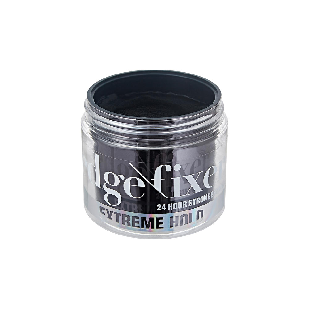 Red by Kiss Edge Fixer Extreme Hold bottle back and packaging details.