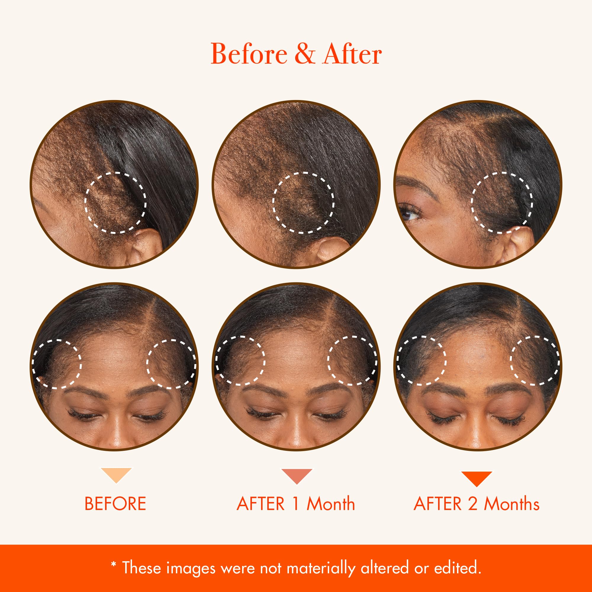 Red by Kiss Growth MD hair shine after oil treatment
