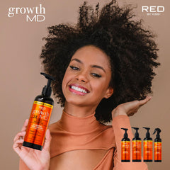 Herbal rosemary and peppermint elements in Red by Kiss Growth MD